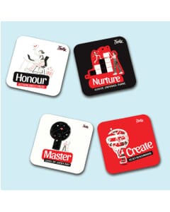 Coasters pack of 4